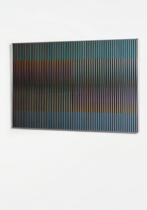 Carlos Cruz-Diez, ‘Physichromie No. 939’, 1977, Mixed Media, Silkscreen and plastic elements on metal support with aluminum frame, Phillips