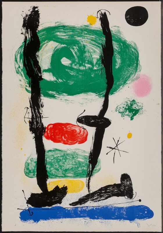 Joan Miró, ‘The Watchers’, 1964, Print, Lithograph in colors on wove paper, Heritage Auctions