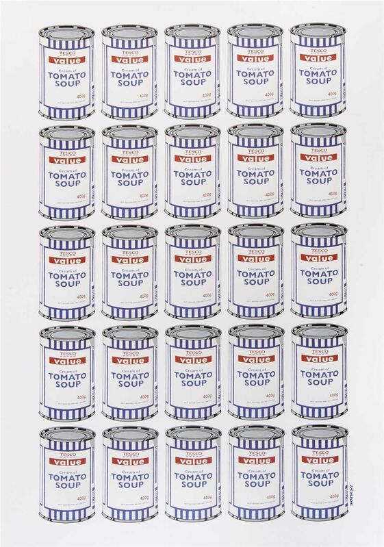 Banksy, ‘Soup Cans Poster’, 2010, Print, Offset lithograph in colours on paper, Tate Ward Auctions