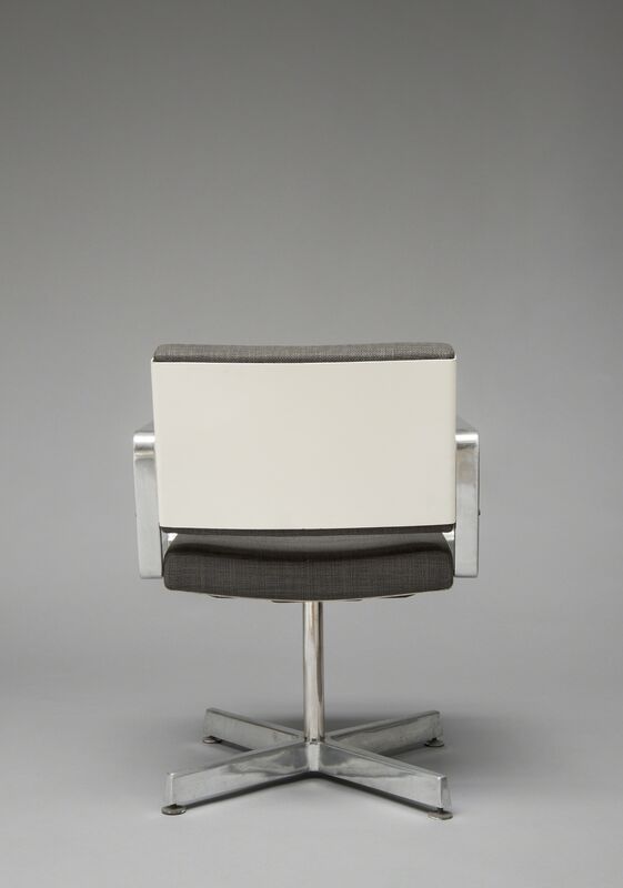 Alain Richard, ‘Desk chair AR 1603’, 1974, Design/Decorative Art, Lacquered reinforced polyesther, foam, fabric and  cast aluminium, Galerie Pascal Cuisinier