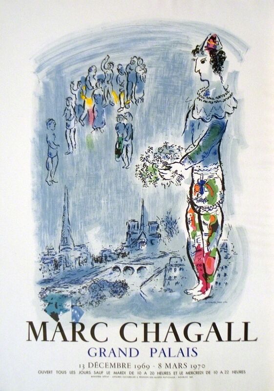 Marc Chagall, ‘The Magician Of Paris’, 1970, Print, Lithograph, ArtWise