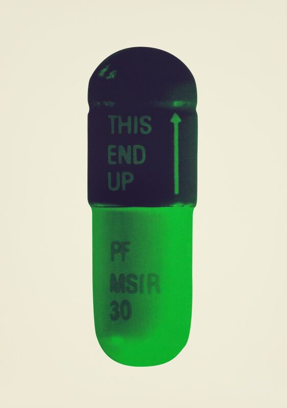 Damien Hirst, ‘The Cure – Cream / Aubergine / Pea Green’, 2014, Print, Silkscreen on 410gsm Somerset Tub Sized paper, Filter Fine Art