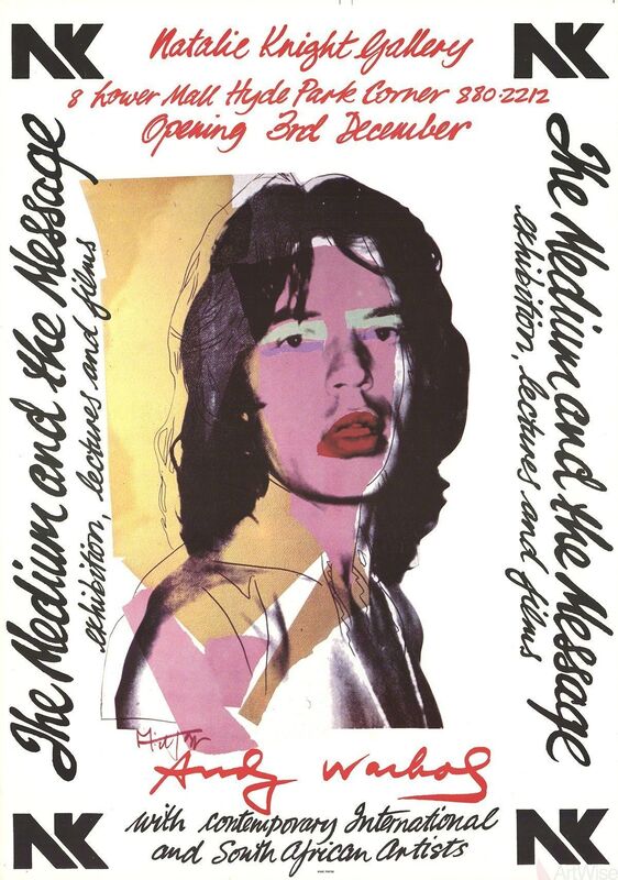Andy Warhol, ‘Mick Jagger’, 1974, Ephemera or Merchandise, Offset Lithograph, ArtWise