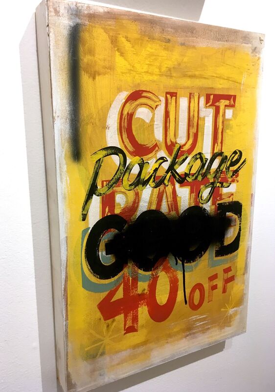 Joe Lotto, ‘Cut’, 2019, Painting, Enamel on panel, Deep Space Gallery
