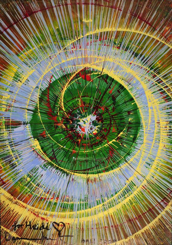 Damien Hirst, ‘Untitled (Spin)’, 2009, Painting, Acrylic on paper, Kenneth A. Friedman & Co.