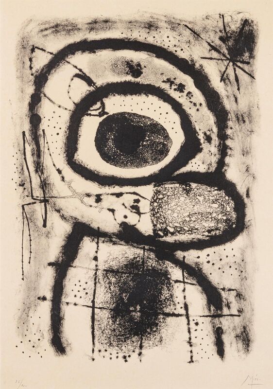 Joan Miró, ‘Le Penseur’, 1958, Print, Lithograph, Hindman
