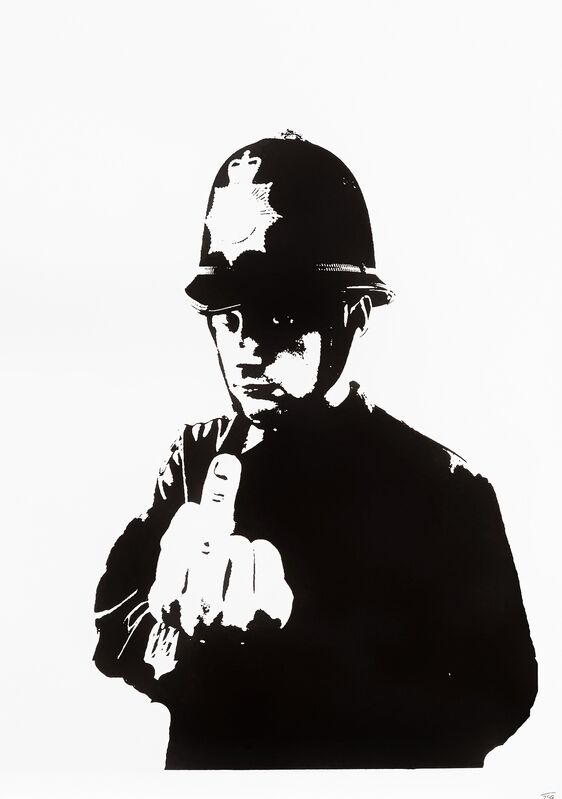 Banksy, ‘Rude Copper’, 2002, Print, Screenprint on paper, Tate Ward Auctions