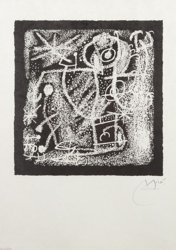 Joan Miró, ‘Les Essencies de la Terra (one plate from the deluxe edition)’, 1968, Print, Lithograph, Hindman