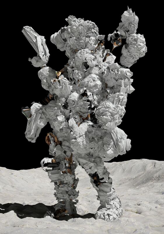 Shamus Clisset, ‘Astronaut’, 2015, Photography, Raytraced image / c-print, Postmasters Gallery