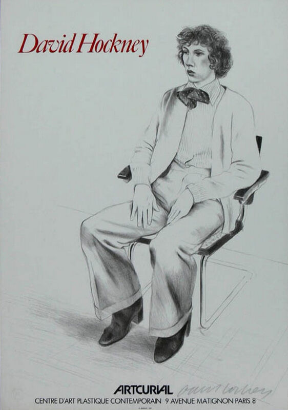 David Hockney, ‘Artcurial Gregory Evans, 1979 - Hand signed lithograph’, 1979, Print, Lithograph, AFL