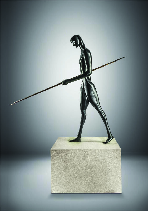 Antonio Signorini, ‘Guardiano della Memoria’, 2018, Sculpture, Bronze - Black Patina, 71 STRUCTURAL ART