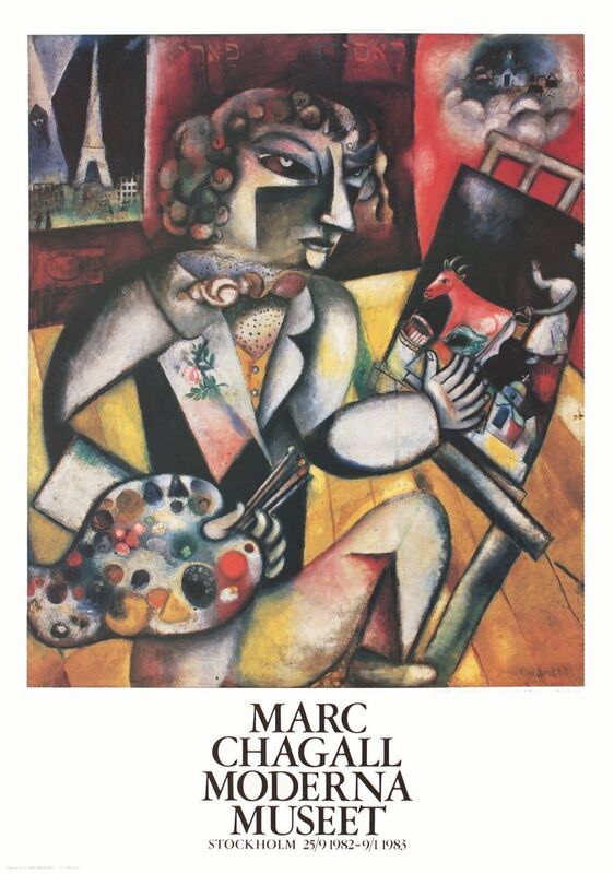 Marc Chagall, ‘L'Autoportrait Aux Sept Doigts’, 1982, Posters, Offset Lithograph, ArtWise
