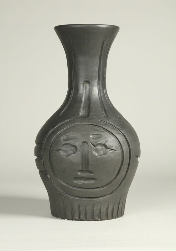 Pablo Picasso, ‘Visage gravé noir (A.R. 210)’, 1953, Other, Terre de faïence vase, painted black, Sotheby's