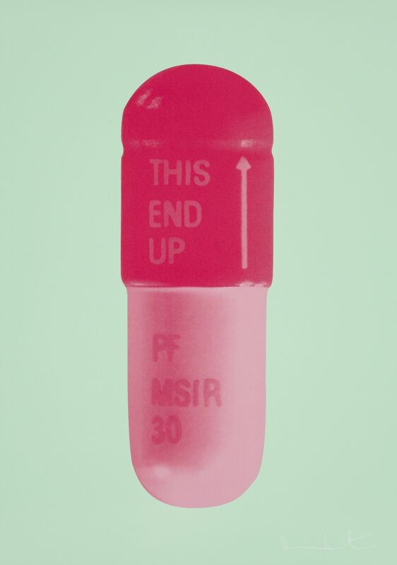 Damien Hirst, ‘The Cure - Mint Green/Desire/Orchid Pink’, 2014, Print, Silkscreen on Somerset Tub Sized 410gsm. Signed and numbered., Paul Stolper Gallery