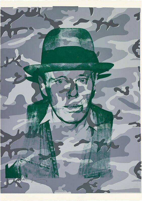 Andy Warhol, ‘Joseph Beuys in Memoriam, from For Joseph Beuys’, 1986, Print, Unique screenprint in colours, on Arches 88 paper, with margins., Phillips