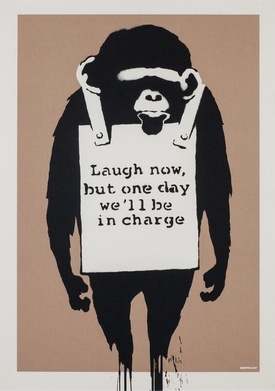 Banksy, ‘Laugh Now’, 2004, Print, Screenprint, SEIZAN Gallery
