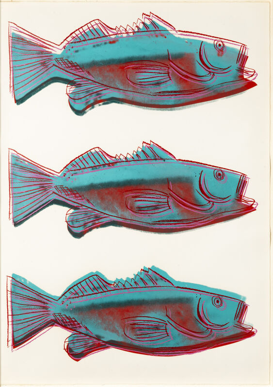 Andy Warhol, ‘Fish’, 1983, Print, Unique screenprint, Leslie Sacks Gallery