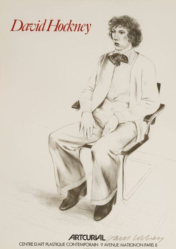 David Hockney, ‘Gregory Evan’, 1979, Posters, Lithographic poster on Arches paper, Sworders