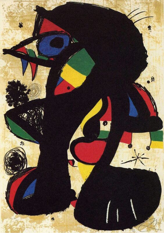 Joan Miró, ‘Incisiva’, 1980, Print, Lithography on vellum paper, Galeria Joan Gaspar