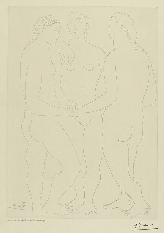Pablo Picasso, ‘Les Trois amies (Bloch 76; Baer 117)’, Print, Etching, Sotheby's