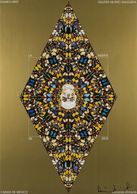 Damien Hirst, ‘Death of God, Galeria Hilario Galguera’, 2006, Print, Lithographic poster printed in colours, Forum Auctions