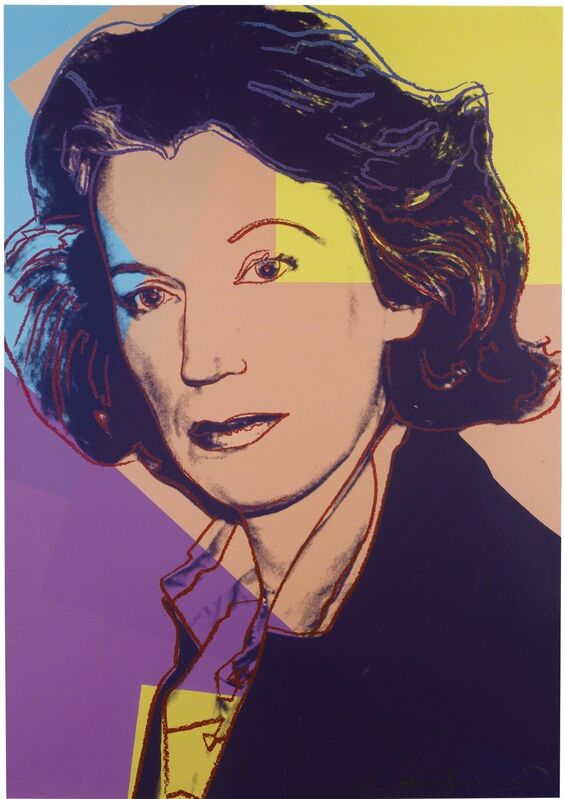 Andy Warhol, ‘Mildred Scheel (F.&S. II.238)’, 1980, Print, Screenprint in colors with diamond dust on Arches 88 paper, Rudolf Budja Gallery