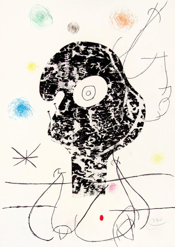 Joan Miró, ‘Emehpylop’, 1968, Print, Color Etching with Drypoint and Cement Imprint on Mandeure rag paper, Masterworks Fine Art