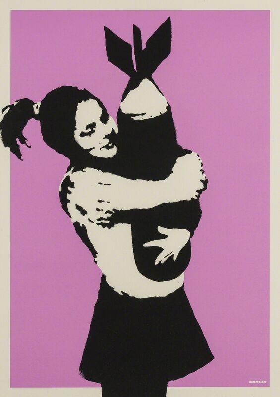 Banksy, ‘Bomb Love (Bomb Hugger)’, 2003, Print, Screenprint in colours, Forum Auctions