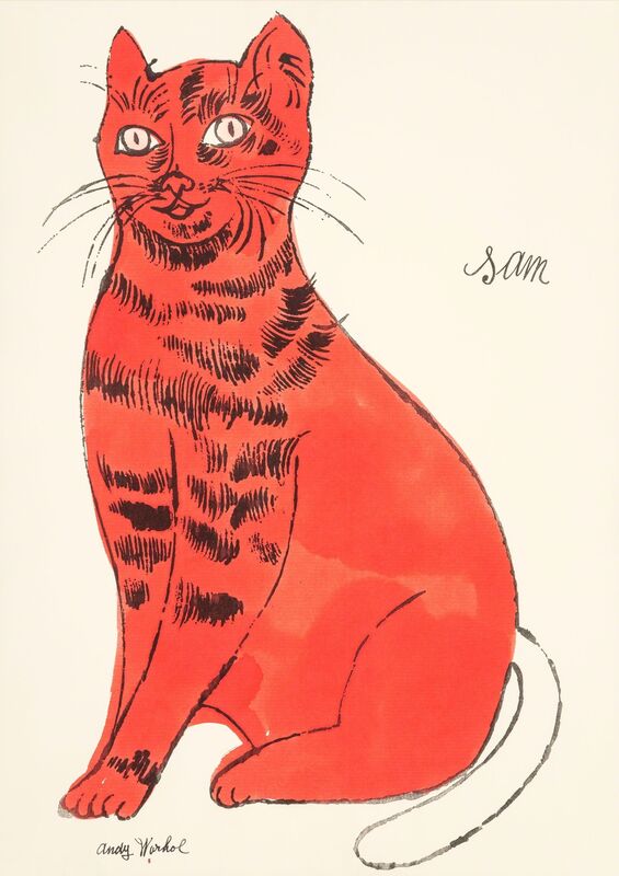 Andy Warhol, ‘Sam, from 25 Cats Named Sam and One Blue Pussy’, ca. 1954, Print, Offset lithograph, Heritage Auctions