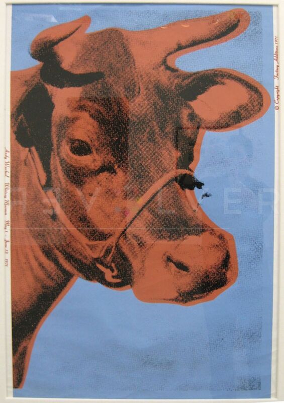 Andy Warhol, ‘Cow (FS 11.11A)’, 1971, Print, Screenprint on Wallpaper, Revolver Gallery