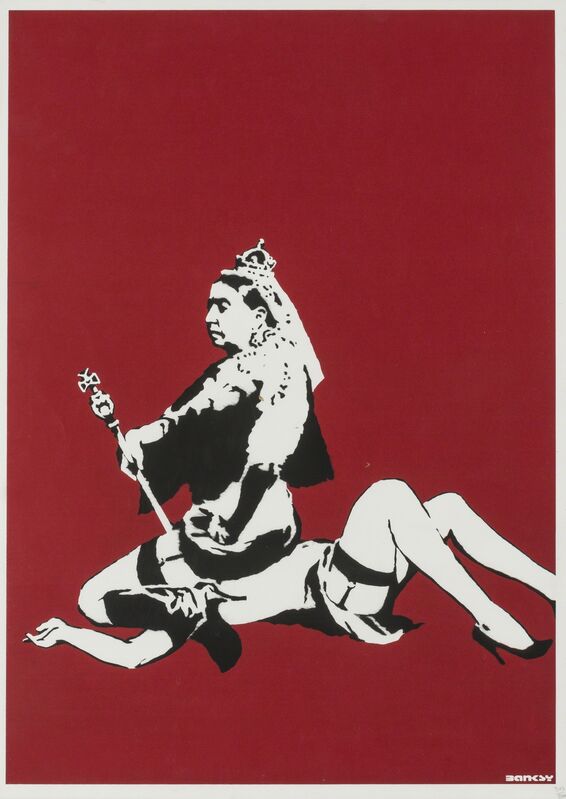 Banksy, ‘Queen Victoria’, 2003, Print, Screenprint in colours on wove paper, Forum Auctions