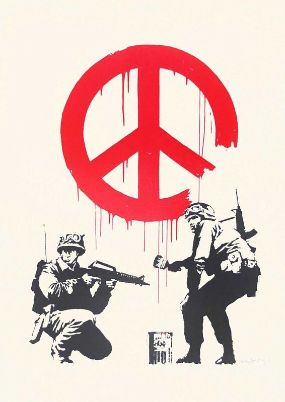 Banksy, ‘CND Soldiers’, 2005, Print, Screenprint in colours on wove paper, Tate Ward Auctions