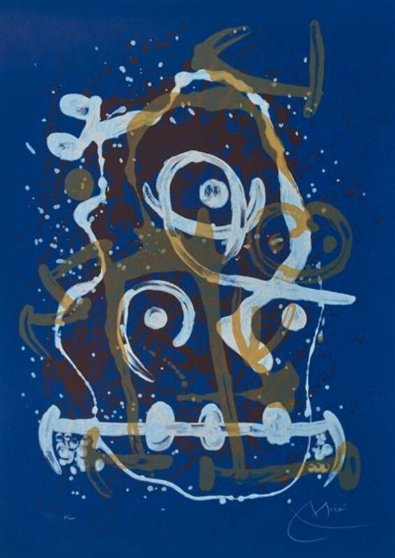 Joan Miró, ‘Chevauchée bleu-brun’, 1969, Print, Lithograph in colors, Art Market Liaison
