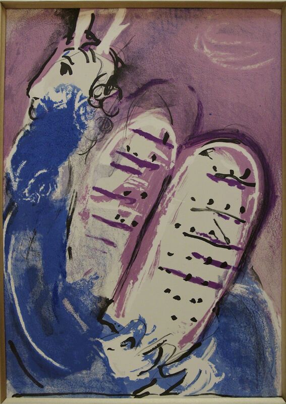 Marc Chagall, ‘Moïse N°125’, 1956, Print, Lithographie originale non signée, Bogena Galerie