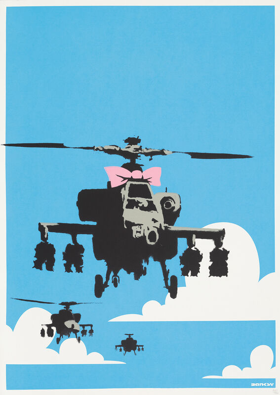 Banksy, ‘Happy Chopper’, 2003, Print, Screenprint in colours, on wove paper, with full margins., Phillips
