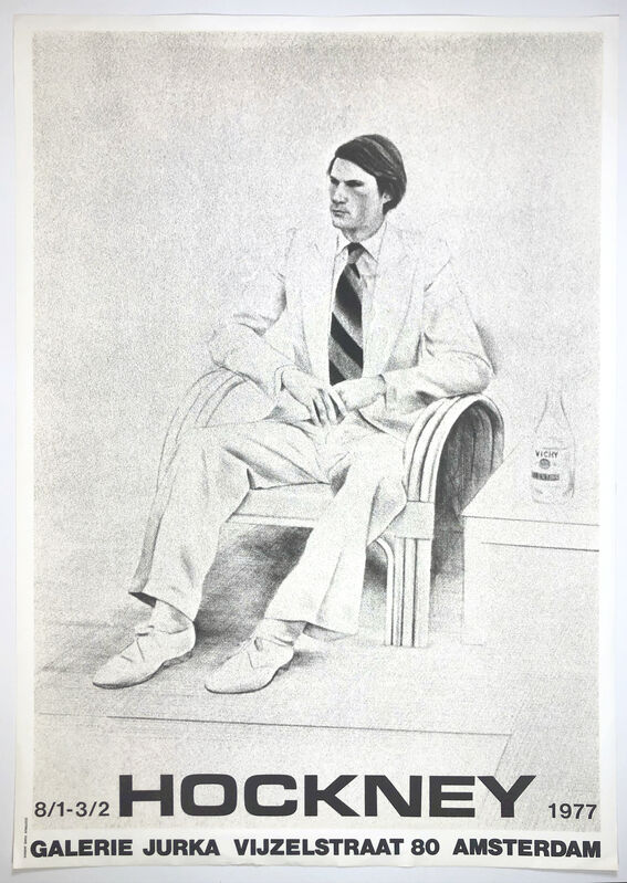 David Hockney, ‘Galerie Jurka (Joe McDonald 1976)’, 1977, Posters, Offset lithograph on fine, medium-weight paper, Petersburg Press 