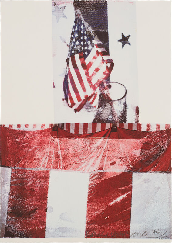 Robert Rauschenberg, ‘Edward Kennedy Campaign’, 1994, Print, Offset lithograph in colors, on wove paper, the full sheet., Phillips