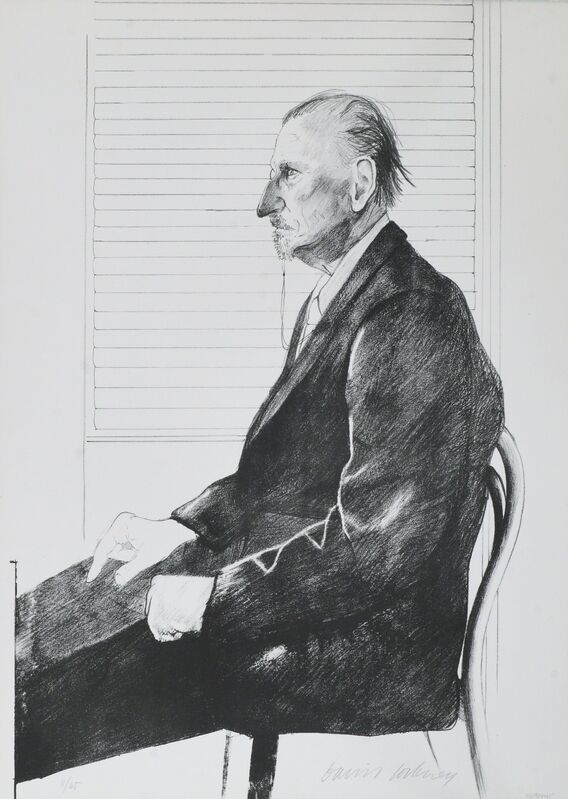 David Hockney, ‘Portrait of Felix Mann’, 1969, Print, Lithograph On Arches, Roseberys