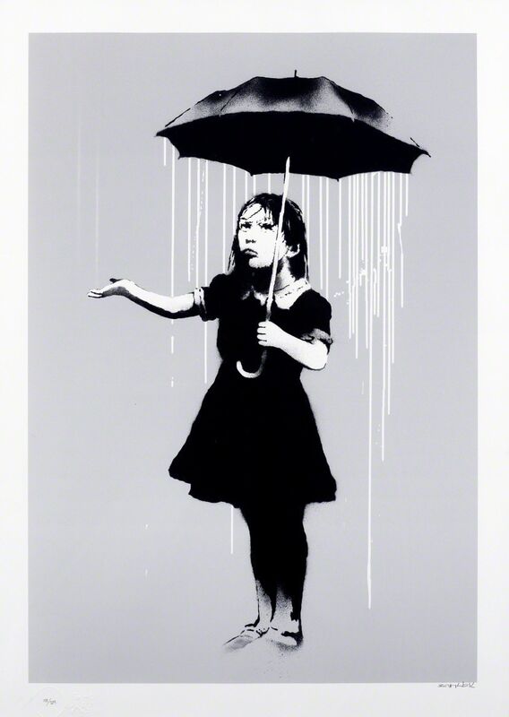 Banksy, ‘Nola (White Rain)’, 2008, Print, Screenprint in colours, Forum Auctions