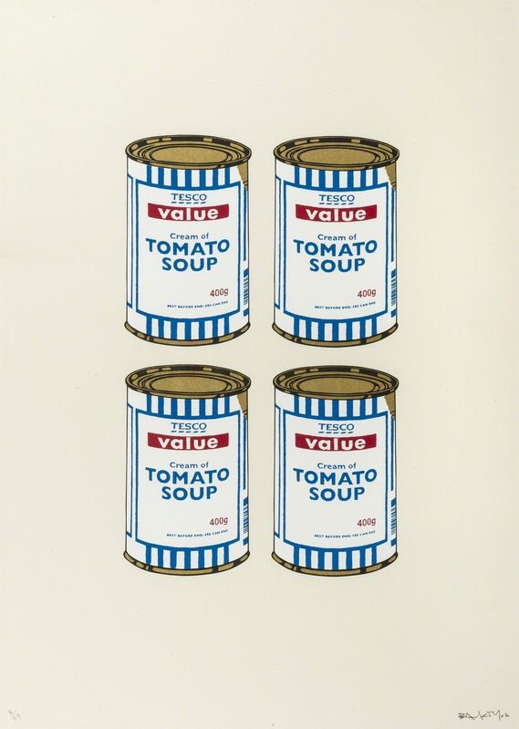 Banksy, ‘Soup Cans Quad (Cream Paper)’, 2006, Print, Screenprint in colours, Forum Auctions