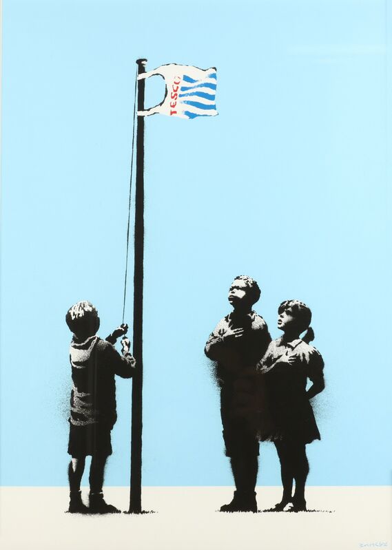 Banksy, ‘Very Little Helps’, 2008, Print, Screenprint in colours on 270 gsm paper, Chiswick Auctions