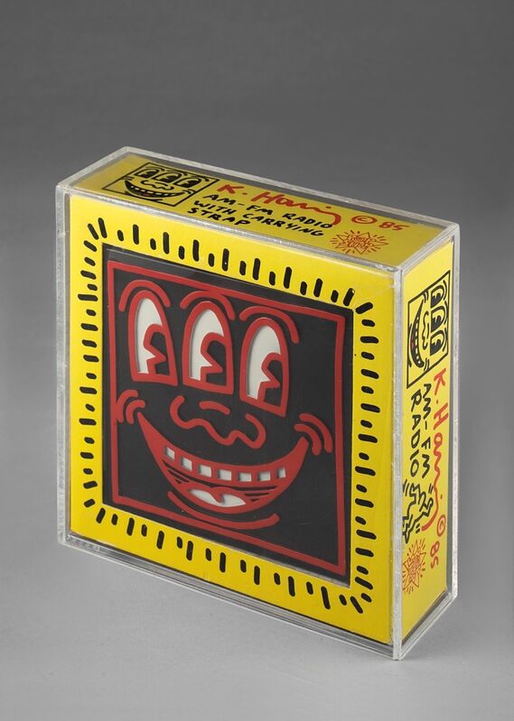 Keith Haring, ‘Radio AMFM’, Sculpture, Painted cardboard under plexiglas, Finarte