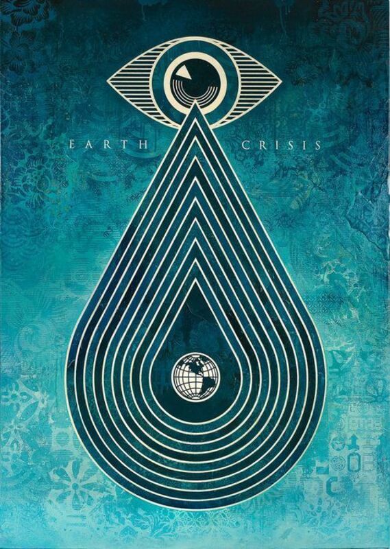 Shepard Fairey, ‘Earth Crisis’, 2019, Print, Print Lithograph on Speckletone paper, AYNAC Gallery