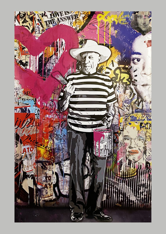Mr. Brainwash, ‘'Picasso'’, 2011, Print, Original lithograph print on satin poster paper., Signari Gallery