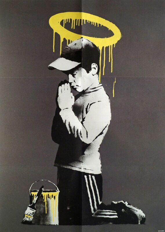 Banksy, ‘Forgive Us Our Trespassing’, 2010, Print, Offset lithograph printed in colours, Roseberys