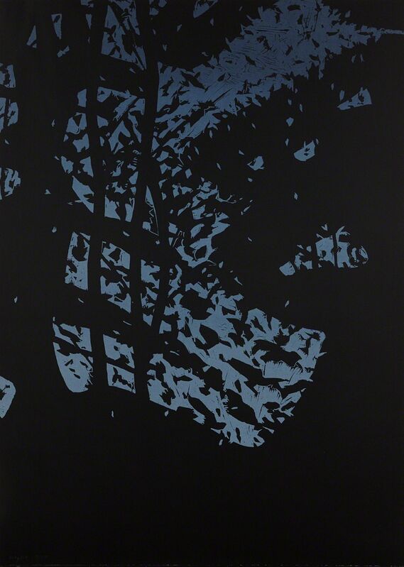 Alex Katz, ‘Twilight 2’, 2008, Print, Linocut and monotype in colors, on Rives BFK paper, the full sheet, Phillips