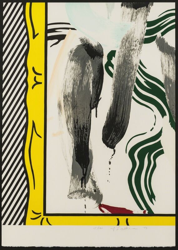 Roy Lichtenstein, ‘Against Apartheid (Corlett 200)’, 1983, Print, Lithograph printed in colours, Forum Auctions