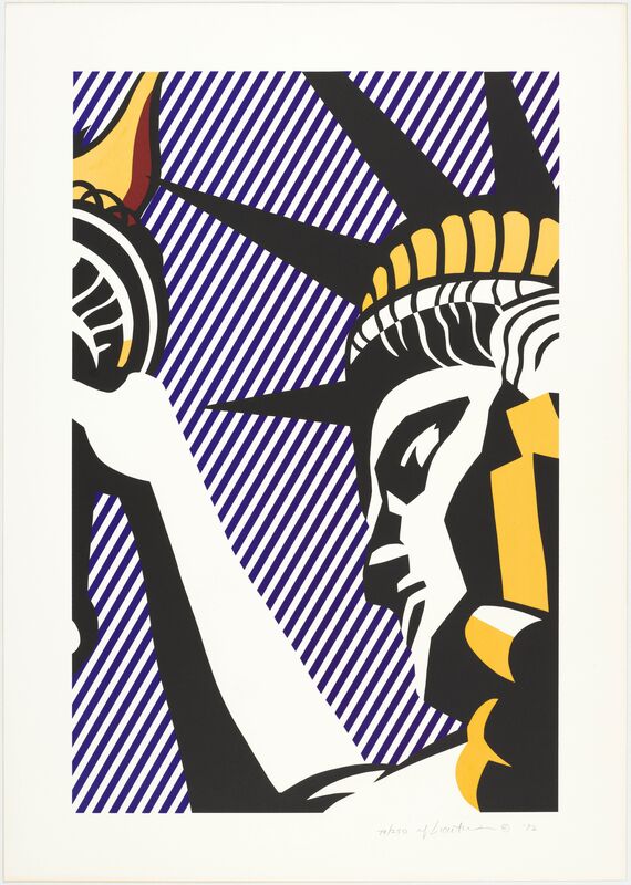 Roy Lichtenstein, ‘I Love Liberty’, 1982, Print, Screenprint on Arches 88 paper, Fine Art Mia