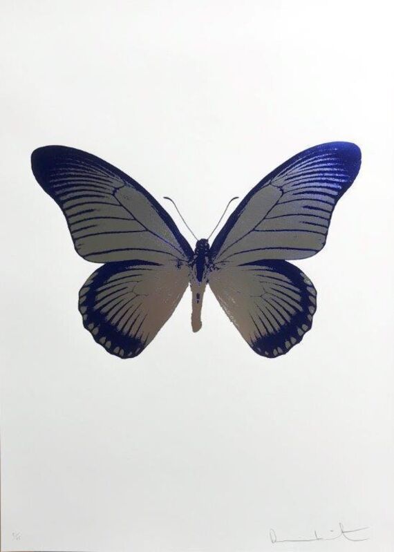 Damien Hirst, ‘The Souls IV - Silver Gloss Westminster Blue’, 2010, Print, Foilblock print, Kunsthuis Amsterdam