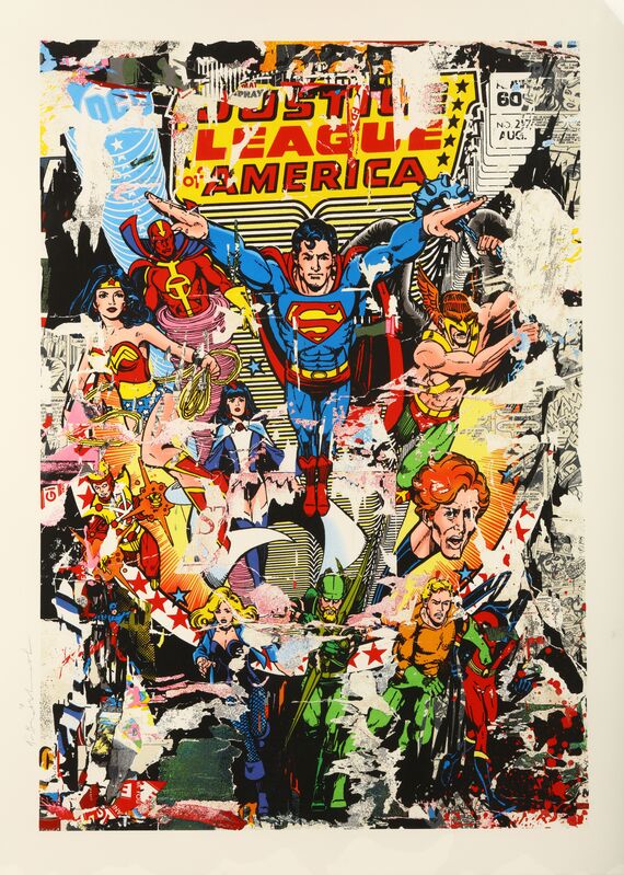Mr. Brainwash, ‘The Heroes’, 2017, Print, Screenprint in colours on archival paper, Chiswick Auctions